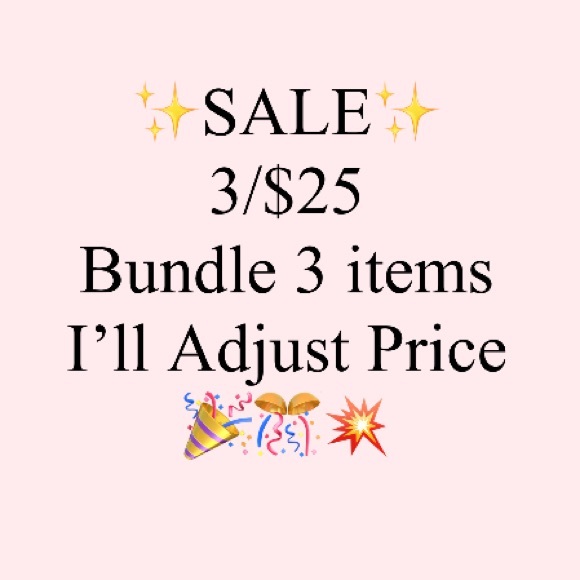 SALE!! Bundle 3 for $25 - Picture 1 of 1